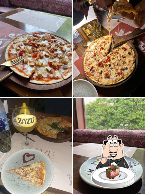 Chocolate cake at ZAZU