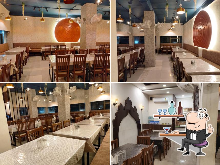Take a seat at one of the tables at The Sukhwals Kitchen