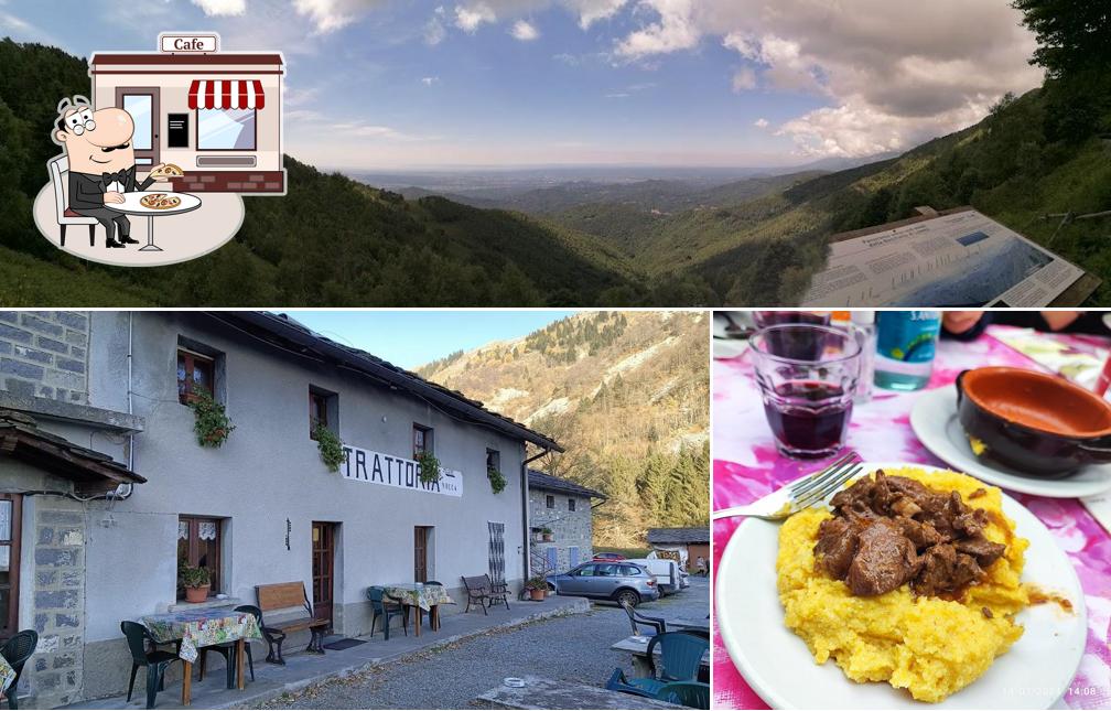 Trattoria Nocca si caratterizza per la esterno e bevanda