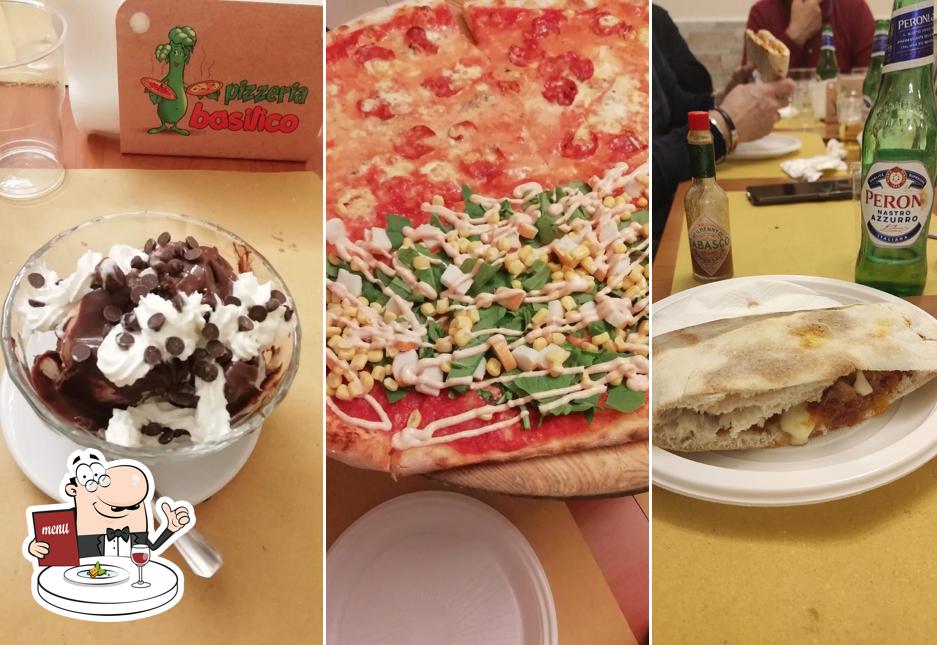 Platti al Pizzeria Basilico
