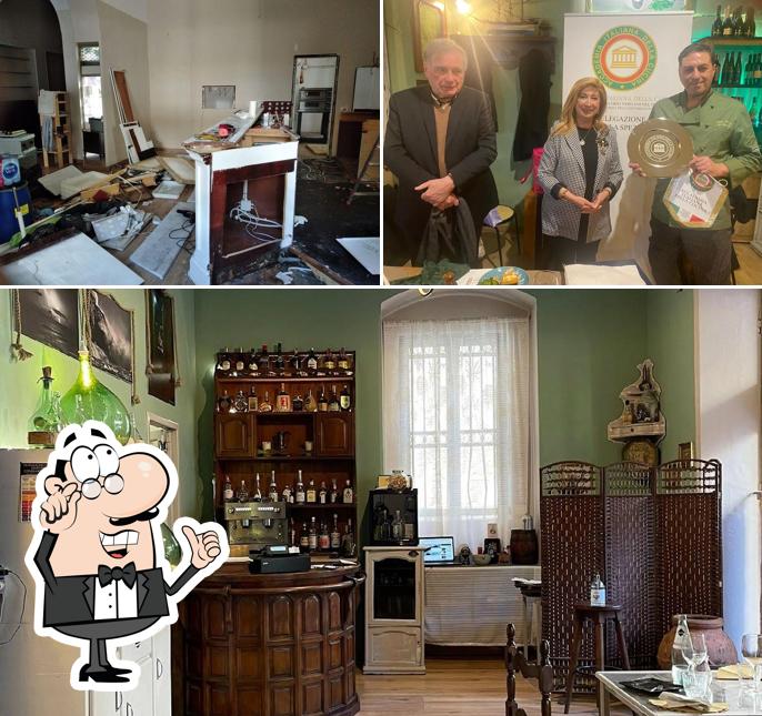 Gli interni di Antica Osteria Dei Camalli