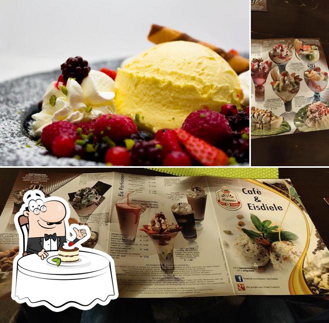 Non scordarti di ordinare un dessert a Mannis Eis & Gelato