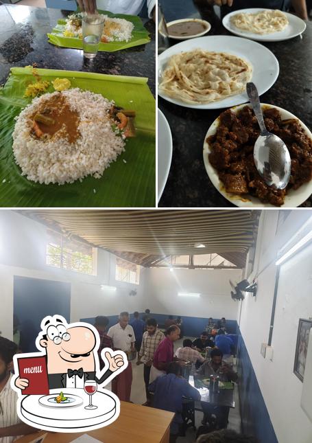 The image of food and interior at Anna Hotel and Coolbar- Naadan food