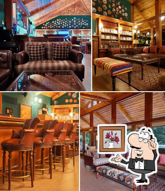 The interior of The Old Fox Bar - Araiya Palampur