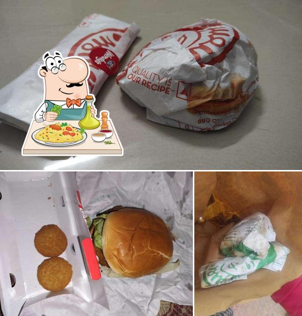 Food at Wendy's Burgers