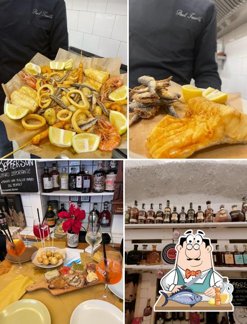 Salmone grigliato al Il Buco Street Food