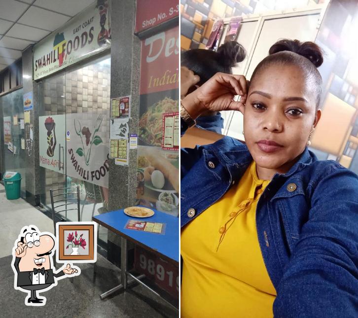 The interior of Swahili Foods