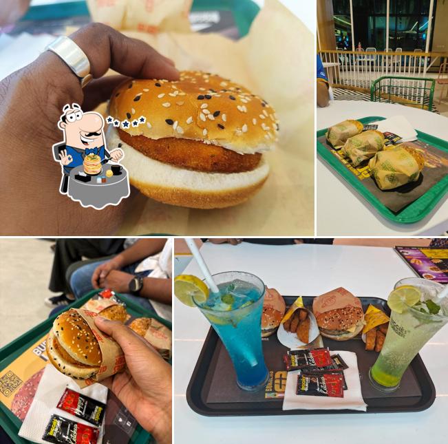 Food at Biggies Burger: Aero Hub