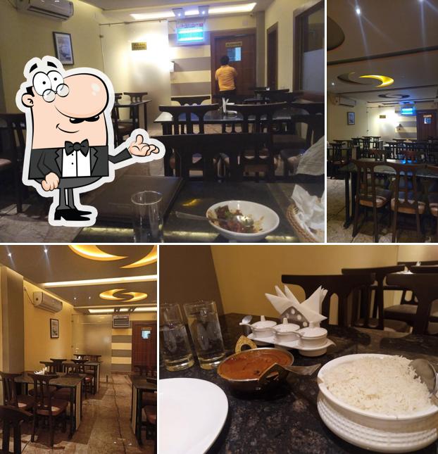 The interior of Honeydew Restaurant