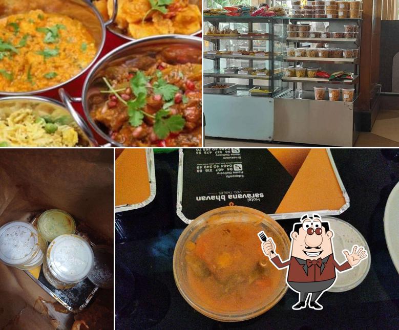 Meals at Saravana Bhavan