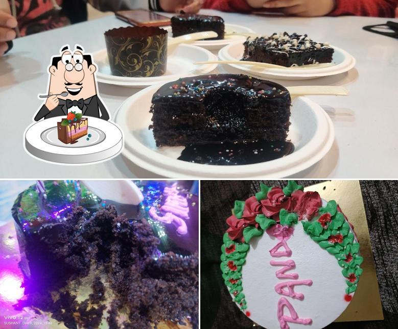 Chocolate cake at 7th Heaven