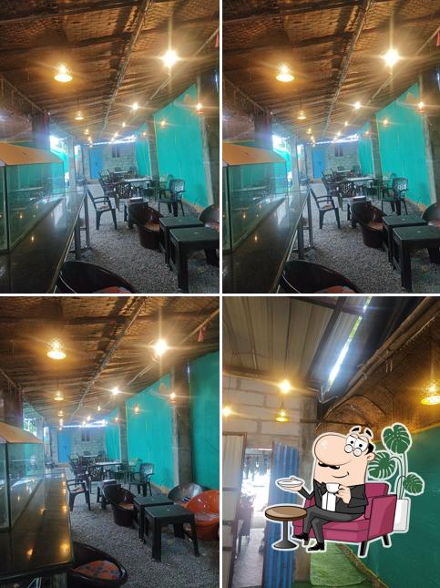 The interior of Babai cafe