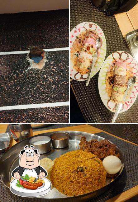 Food at Mareena restaurant