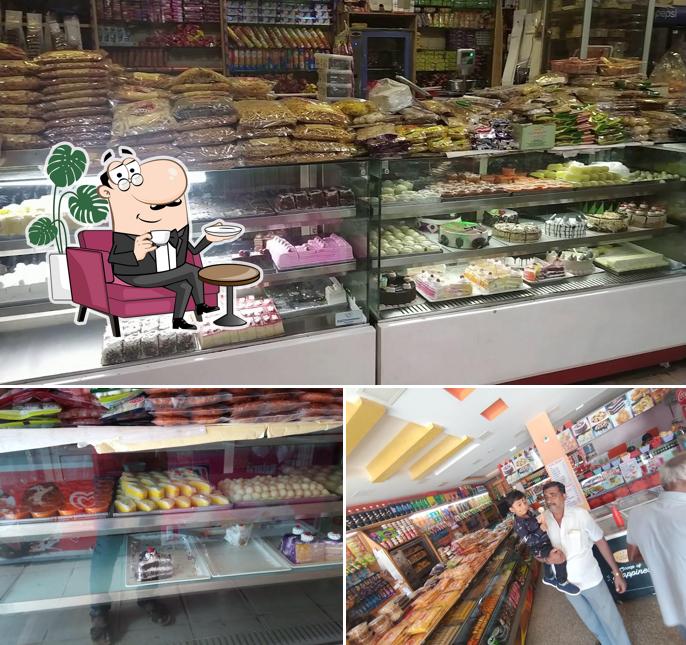 The interior of NEW ROYAL BAKERY & SWEETS