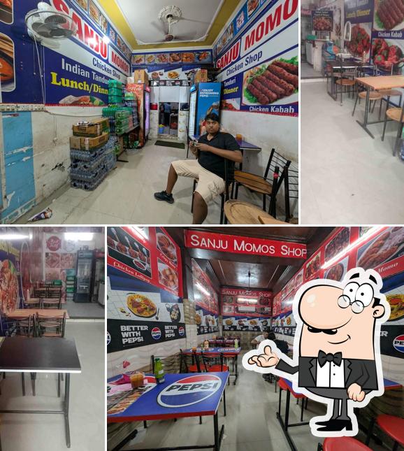 The interior of Sanju Momo, Shastri Nagar