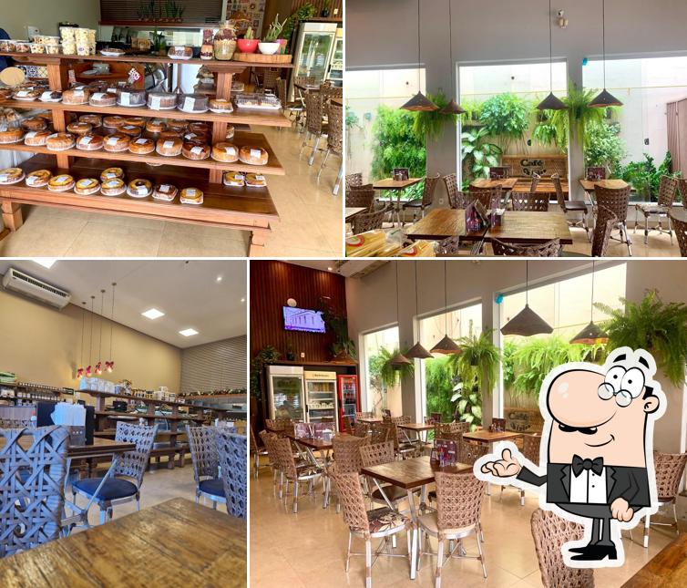 O interior do Café Caipira