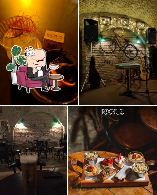 Gli interni di Room 21 Soverato