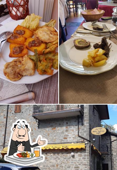 Tra le diverse cose da Ristoro Maffei si possono trovare la cibo e esterno