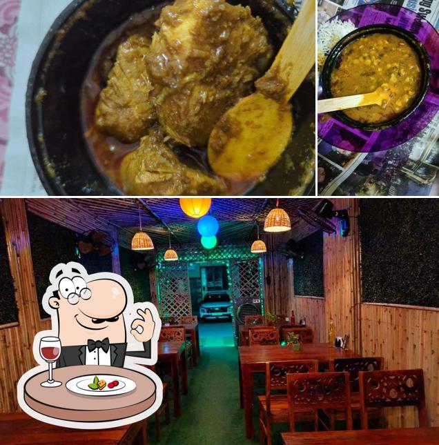 The restaurant's food and interior