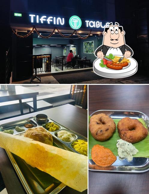 Among various things one can find food and exterior at TIFFIN TABLE RESTAURANT