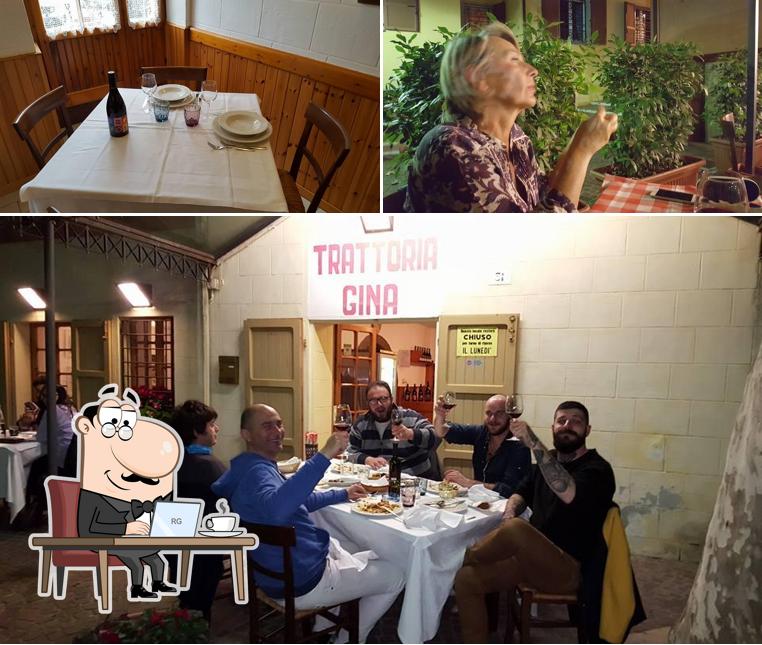 Siediti a un tavolo di Trattoria Gina