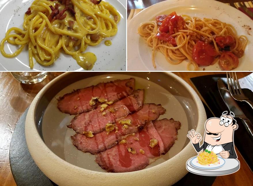 Spaghetti alla carbonara al Osteria Pontina Latina