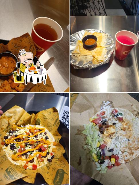 Food at California Burrito Mexican Kitchen @ Modi Mall