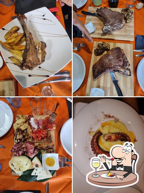 Cibo al Ristorante Mulino Corona Longa