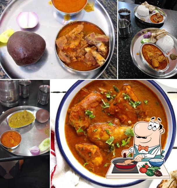 Chicken curry at Hotel Mailari Veg & Nonveg