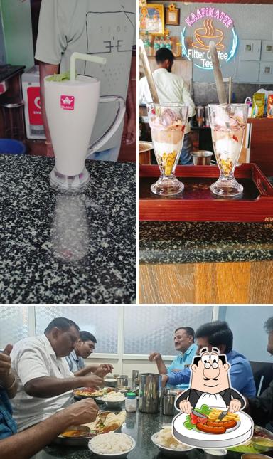 Food at Nag refreshment and kaapikatte halebeedu