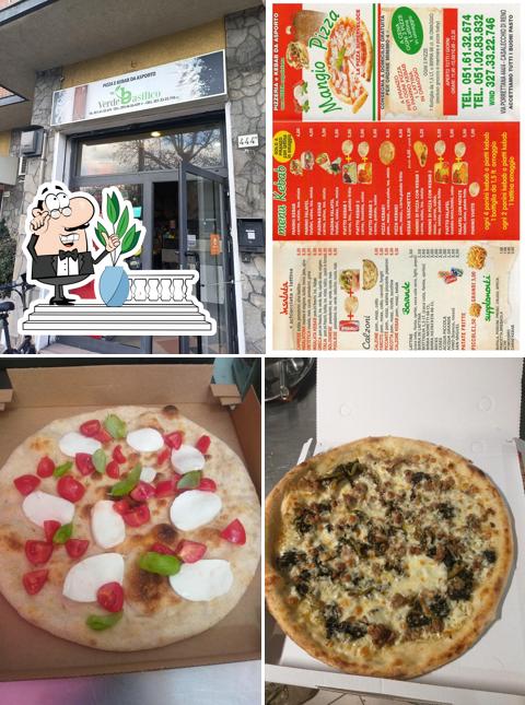 Gli esterni di Verde basilico ex mangio pizzeria da sporto pizza & kebab