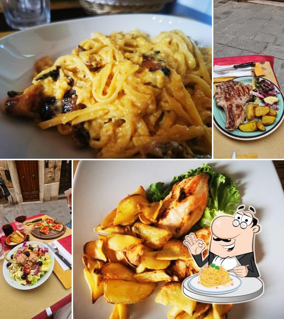 Spaghetti alla carbonara al La Cantina dei 3 Archi