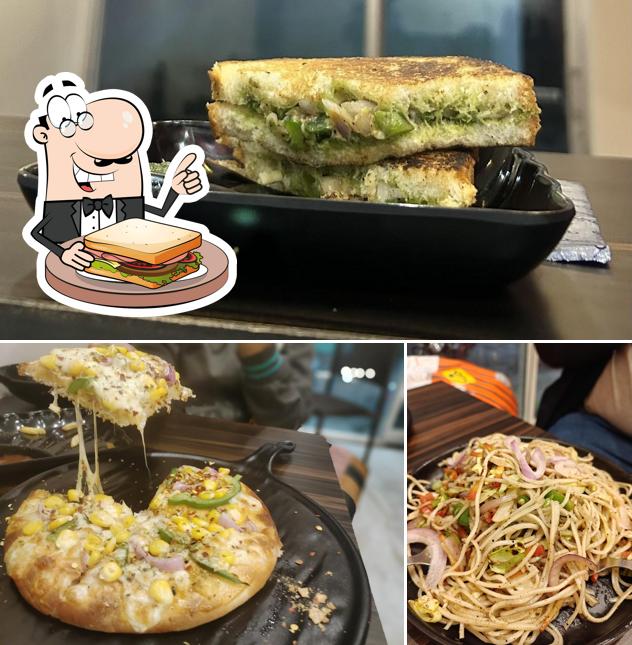 Grilled cheese sandwich at Panchayat Cafe Sambalpur