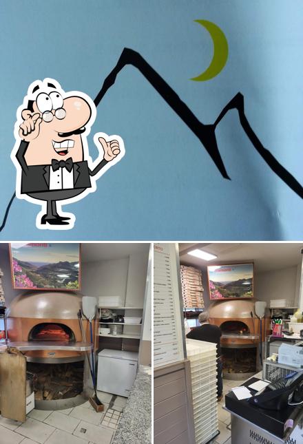 Gli interni di Pizzeria Tramonti