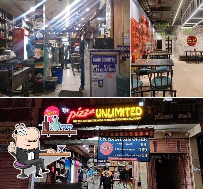 The interior of The Pizza Unlimited