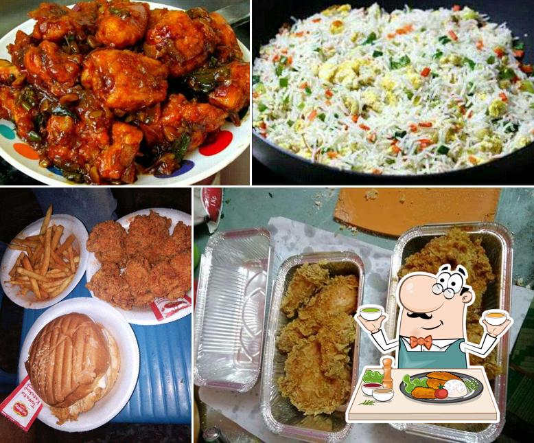 Food at Odisha Fried Chicken