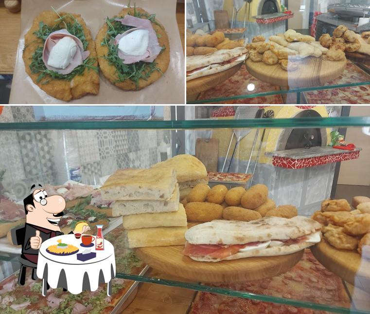 Piatto di formaggi al Pizzeria all'officina