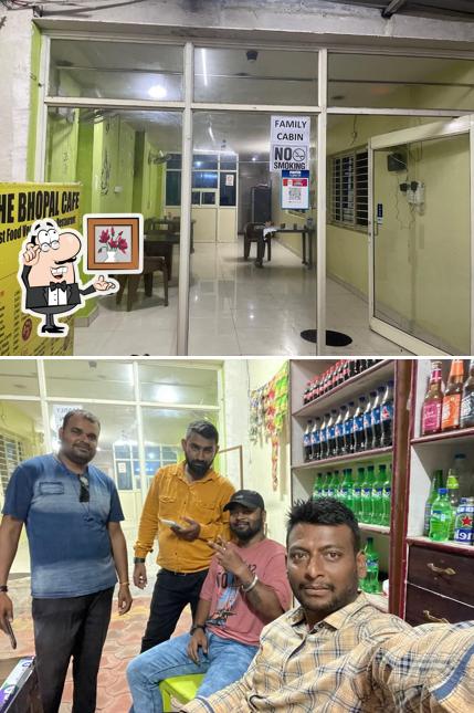 The interior of THE BHOPAL CAFE