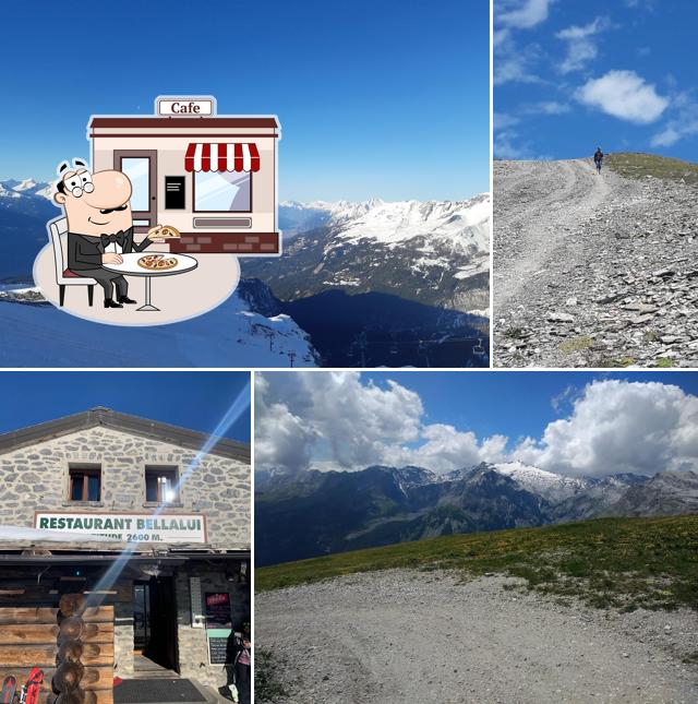 Puoi goderti l'aria fresca dal dehors di Restaurant Bella Lui