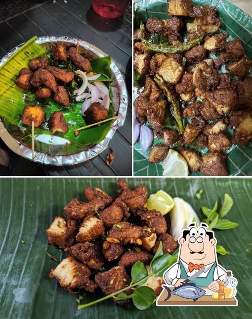 Bonus Bite Food Court serves a menu for seafood lovers