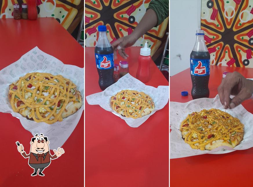 Food at D'Manoj pizza