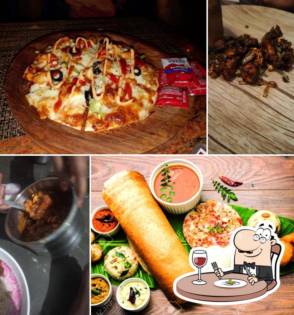 Food at Darling family restaurant