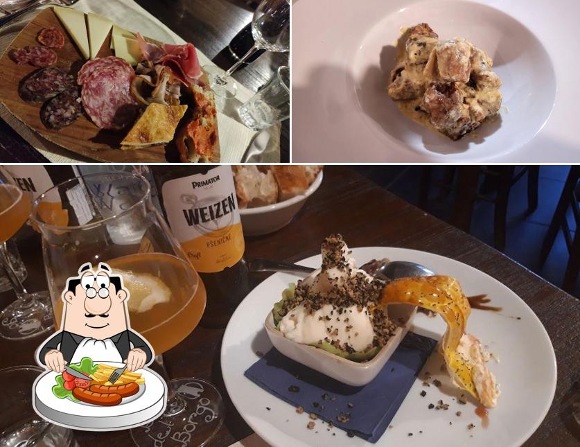 Platti al Locanda Corte Dé Guasconi