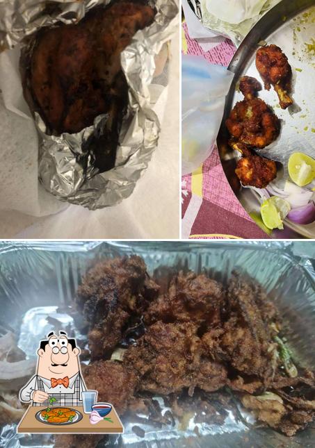 Chicken wings at Sri Chamundeshwari Donne Biriyani Center