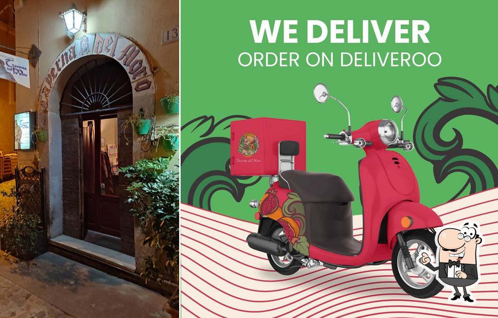 Gli esterni di Osteria dar Moro