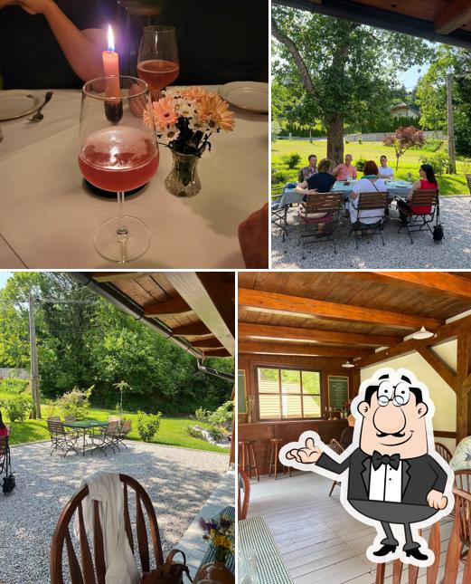 Gli interni di Gostilna Cajnarje