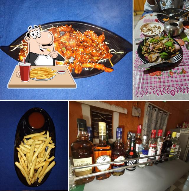 French fries at Papa's Corner Bar And Resturant