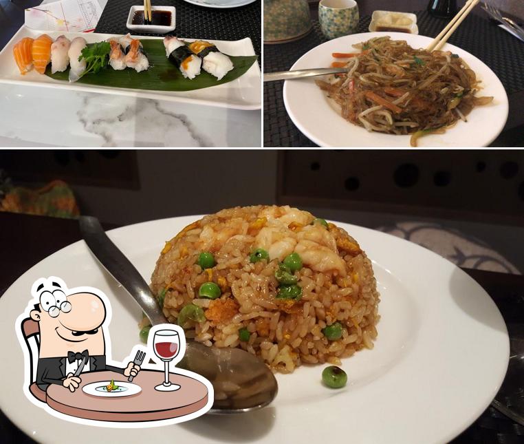 Cibo al Ristorante Giapponese Osen