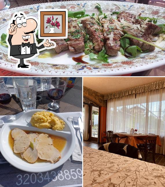 La immagine di interni e cibo da Ristorante Gli Spiazzi