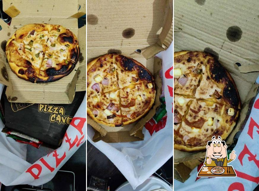 Pick pizza at Pizza cave